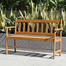2 Seater Lanai Wooden Outdoor Garden Bench
