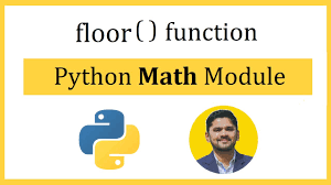 python floor function math module