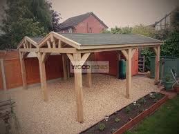 An affordable carport kit with structural integrity. Wooden Car Ports Woodmines Info