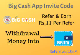 I have been hearing about the cash app for a while now cash app is a free money management app that allows you to send and receive money virtually, accept direct deposits, transfer money to. Bigcash App Referral Code Paytm Proof Earn 11 Paytm Refer