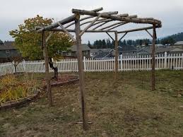 Driftwood Pergola Garden Trellis