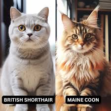 british shorthair breed vs maine