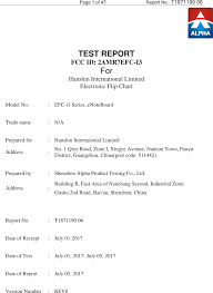 Efc I3 Electronic Flip Chart Test Report Hanshin