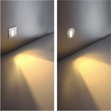 Buy 1w Round Aluminum Led Corner Wall Light Impaction Night Lamp Bazaargadgets Com