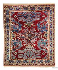k0033167 red blue new turkish pile rug