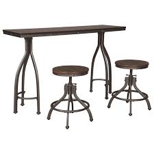 Is the largest manufacturer of furniture in the world. Odium Counter Height Table Set By Ashley Furniture Office Barn