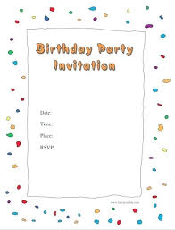 Print At Home Birthday Party Invitations Guluca