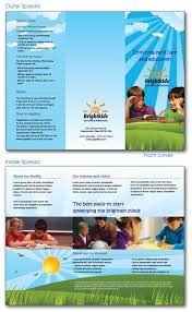 Indesign Template Daycare Preschool Brochure Preschool Ideas