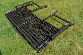 Versailles Folding Metal Garden Bench