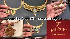tanishq latest 2023 gold necklace
