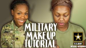 military makeup tutorial army fresh