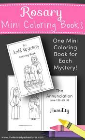 Our sisters authored a pamphlet on the holy rosary that we have been giving out for many the second resource contains two resources that you can print out cut and then fold into your wallet. Rosary Coloring Books The Kennedy Adventures