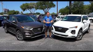 Are you looking to buy a car but can't decide between a hyundai santa fe or hyundai tucson? Which Hyundai Suv Should You Buy 2019 Tucson Or Santa Fe Youtube