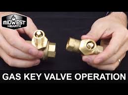 Gas Key Valve Operation For Gas Fire