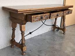 Spanish Fold Out Console Table