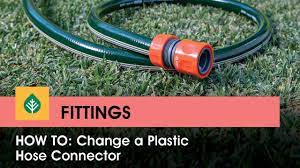 how to change a plastic hose connector