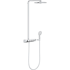 How much does a walk in shower cost? Grohe Rainshower Smartcontrol 360 Duo 26250000 Chrome With Thermostat Wall Mounting