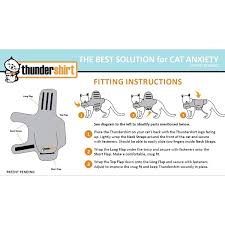 Thundershirt Cat Anxiety Solution Heather Grey 3 Sizes