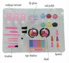 washable cosmetics makeup set for