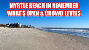 how crowded is myrtle beach in november