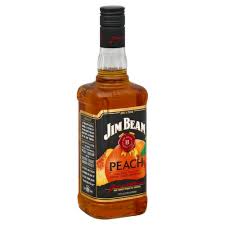 jim beam bourbon whiskey peach liqueur