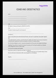 cease and desist letter template