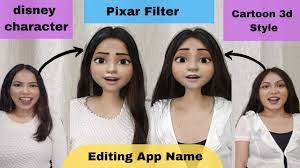how to get disney character filter in