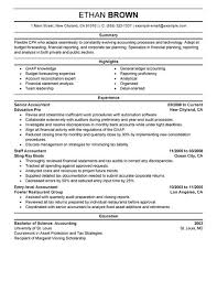 Resume Templates  Accountant Resume LiveCareer