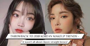 korean makeup trends 2018 face brows