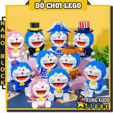 Lego Doremon - Đồ Chơi Xếp Hình Doremon Nano Block Lắp Ráp 8 Mô Hình Doremon  Khác Nhau - Lắp ghép, Xếp hình