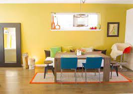 with yellow for interior design
