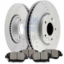 Details About Front Discs Brake Rotors Ceramic Pads For Sonata Kia Optima Drilled Slotted