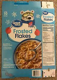 walmart great value frosted flakes