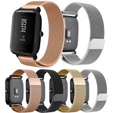 The amazfit bip smartwatch is the perfect daily companion to keep you informed and active. Amazfit Bip Bands Milanese Watch Strap For Xiaomi Huami Amazfit Bip Youth Metal Shopee Malaysia