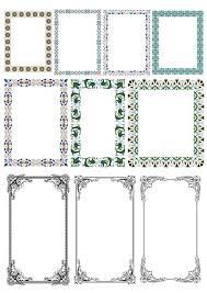 elegant decorative frame borders free