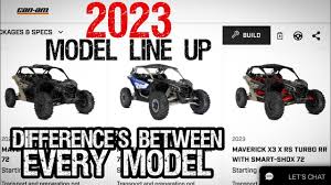 2023 can am x3 model line up explained