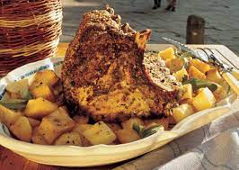 roast pork loin and potatoes recipe