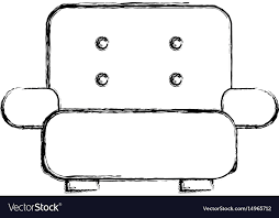 Comfortable Sofa Isolated Icon Royalty