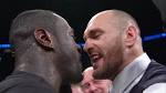 Image result for tyson fury confronts deontay wilder in america