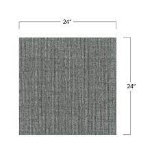 mohawk basics 24 inch x 24 inch carpet tile sle with envirostrand pet fiber in slate 1 piece