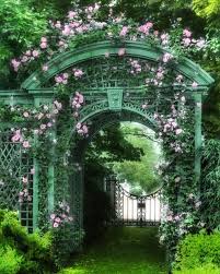 Rose Arbor Arch At Sunken Orchard