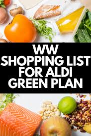aldi for weight watchers green plan