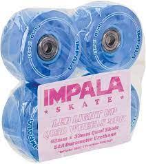 Amazon.com : Impala Rollerskates Impala Light Up Wheel 4-Pack Gold 62mm :  Sports & Outdoors