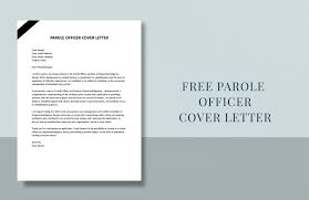 parole officer cover letter in word