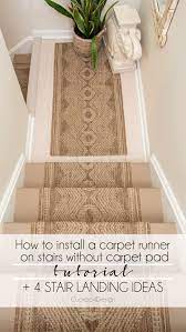 carpet runner on stairs