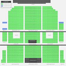 Unfolded New Jersey State Theatre Seating Chart Seating