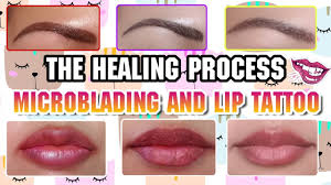 microblading and lip tint tattoo