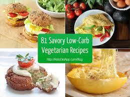 low carb vegetarian recipes