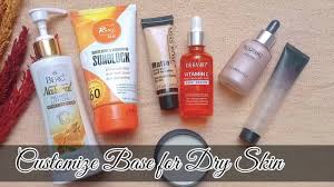 how to make flawless base on dry skin