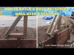 question how to install retaining wall
